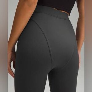 Lululemon Athletica Wunder Train aerobic High Rise Tight 25” Charcoal Leggings